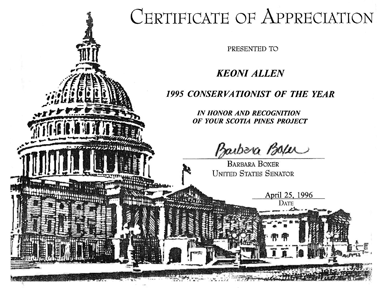 Conservationist of the Year, Keoni Allen